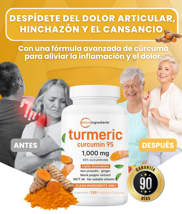 Turmeric Curcumin 95% - Antiinflamatorio Natural