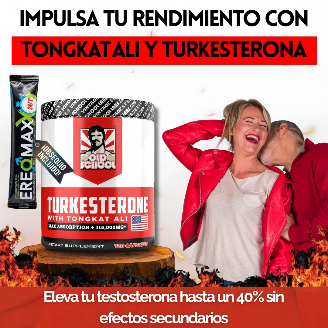 Turkesterona - Potenciador de Testosterona + Obsequio 🎁