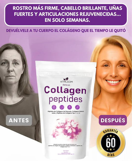 Collagen Peptides - 3 Tipos de Colágeno