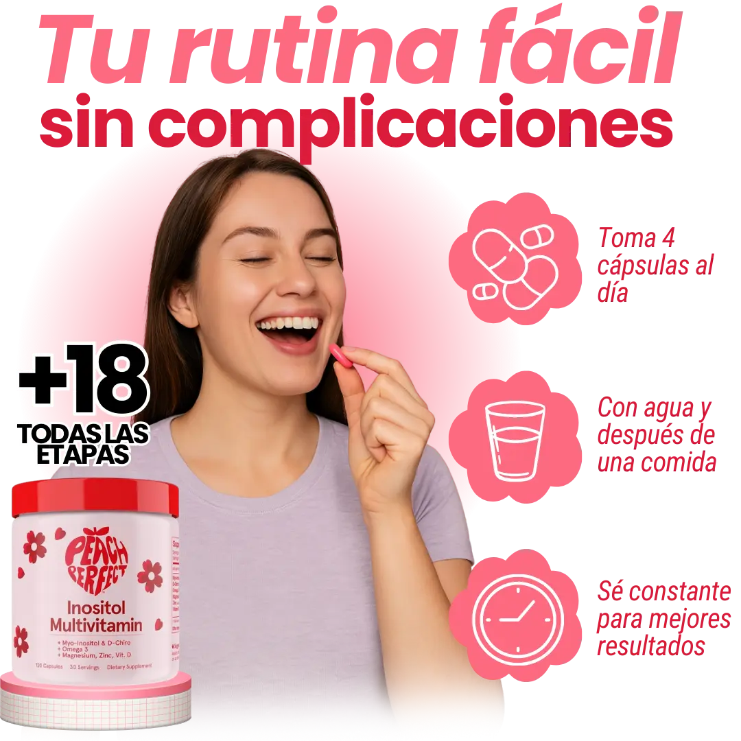 Peach Perfect - Multivitamínico Inositol