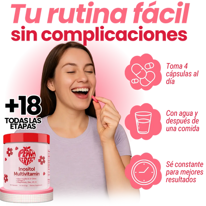 Peach Perfect - Multivitamínico Inositol